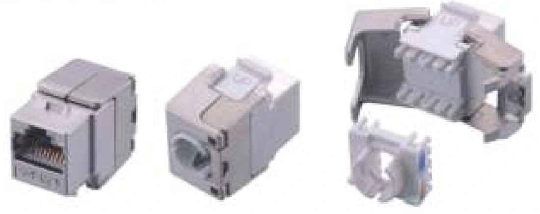 Cat6A Shielded Toolless Keystone Jack
