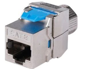 Metal shielded toolless keystone jack from the Qixiang catalogue