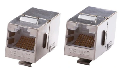Cat6A Shielded RJ45 Inline Coupler